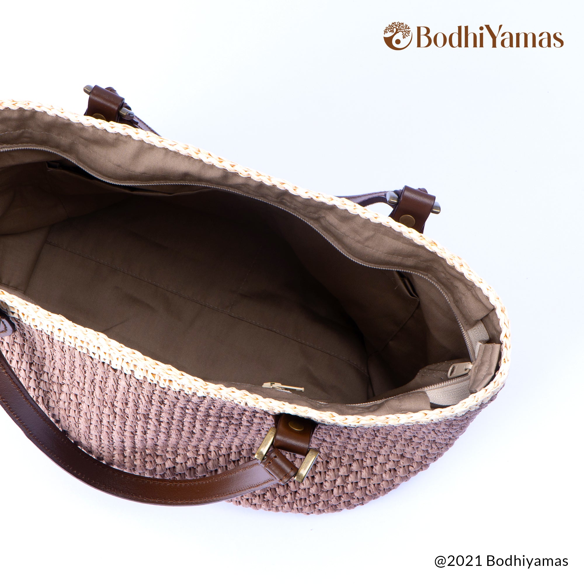 SH02 The Holiday-Brown | Handmade Bag